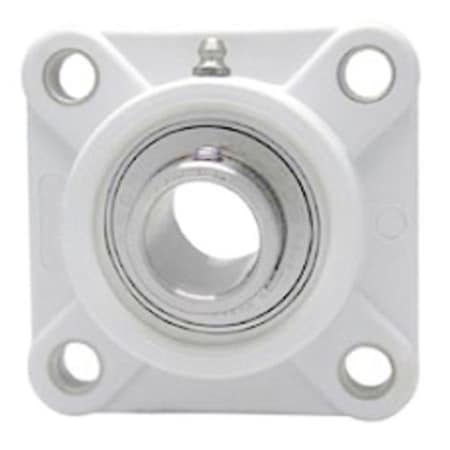 Ami Bearings Flange Block Bearing; 4 Bolt Square Flange Block; 1 in. Bore; 3.9 in. Bolt Circle Diameter MUCFPL205-16W
